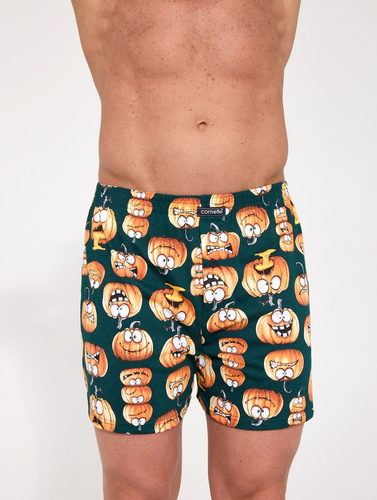 Pánske boxerky Cornette Classic 001/195 011/195 Pumpkin 100 % bavlna voľné