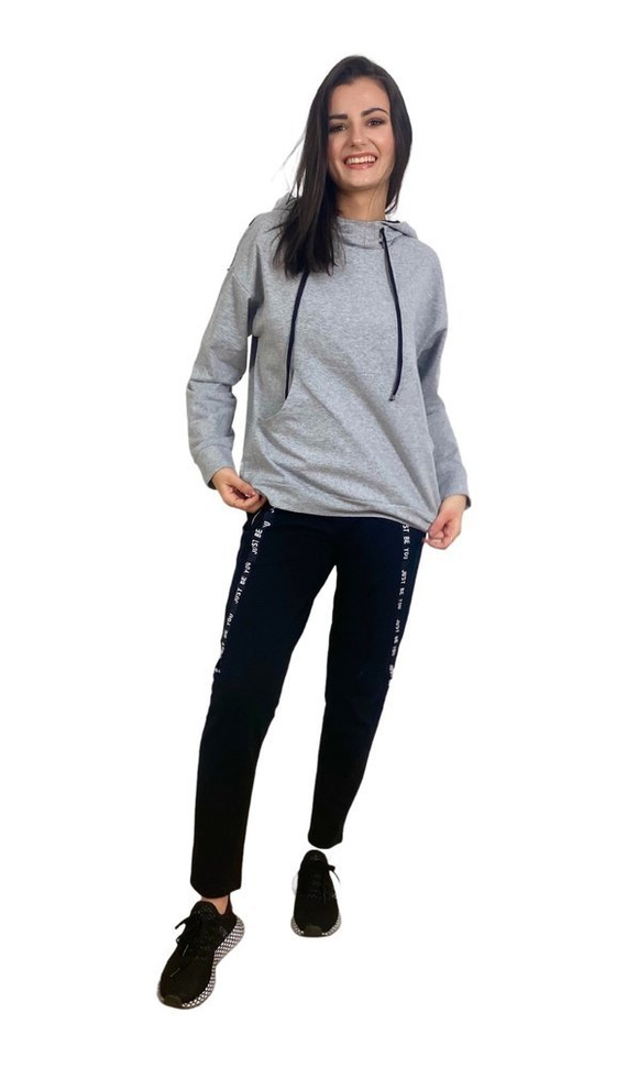 496 Dámska tepláková súprava Just Forex - svetlý melír