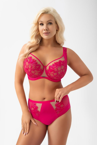 Podprsenka Soft Gorsenia G029 Amaris Amarant K638 Veľký dekolt Soft