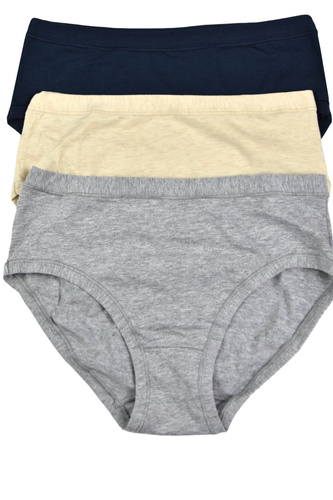 3363 MIDI-1H100 MIDI nohavičky Cotonella 3-pack - bavlnené, pohodlné, klasický strih