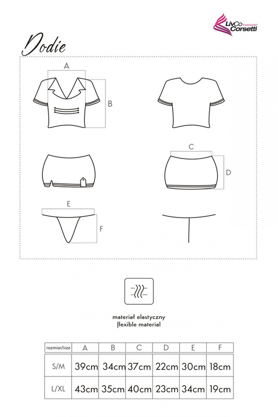Dodie LC 30615 LivCo Corsetti Módny kostým