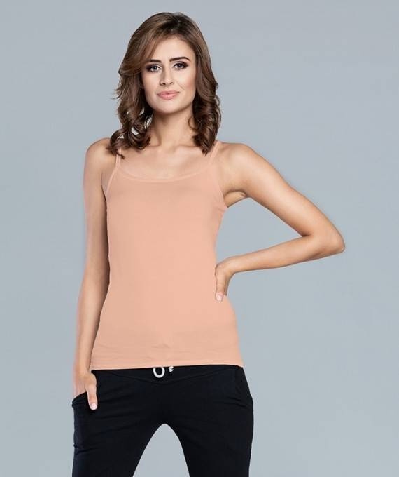 Ibiza Shirt Dámske úzke ramienka Talianska móda - tyrkysová