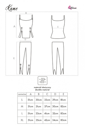 Kame LC 50002 LivCo Corsetti Fashion Dámske pyžamo