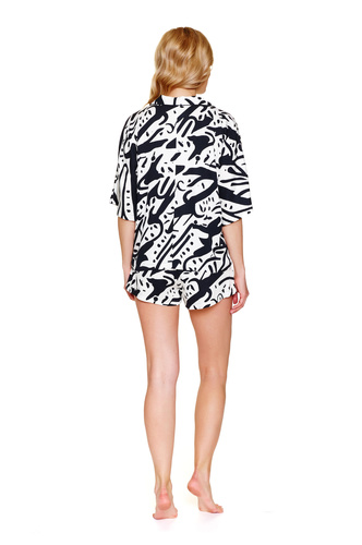 7310 Dámske pyžamo Doctor Nap La Palma - krátky komplet, 100% viskóza