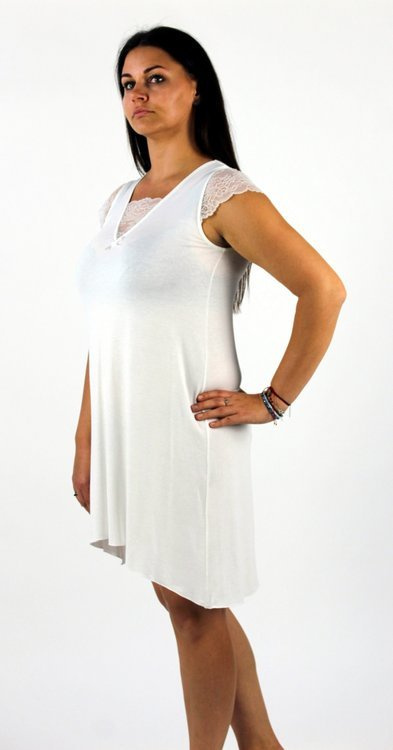 340 Nočná košeľa Fanny Forex - biela