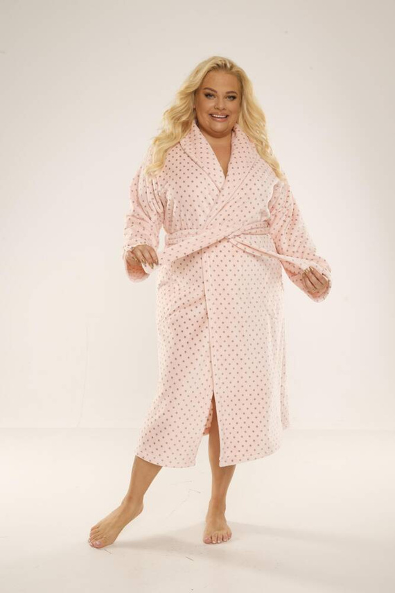 548 Dámsky župan Melanie Long Forex - lososový