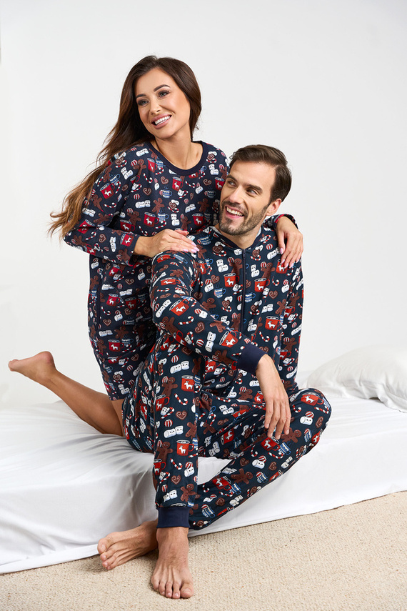 Nočná košeľa Cookies Talianska móda - potlač