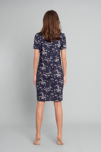 Nočná košeľa Evita s krátkym rukávom Talianska móda - potlač