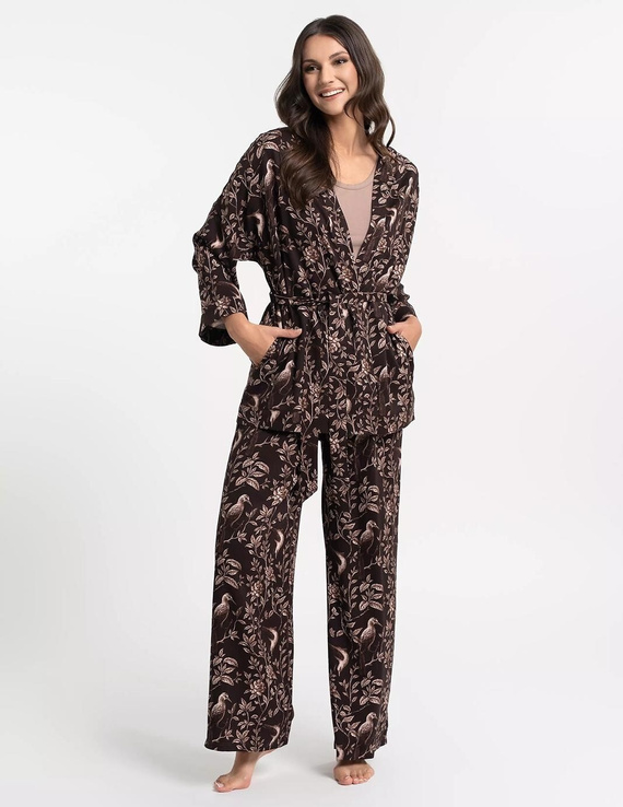 Moraj PDSZ3400 dámsky župan cappuccino – 100% viskóza