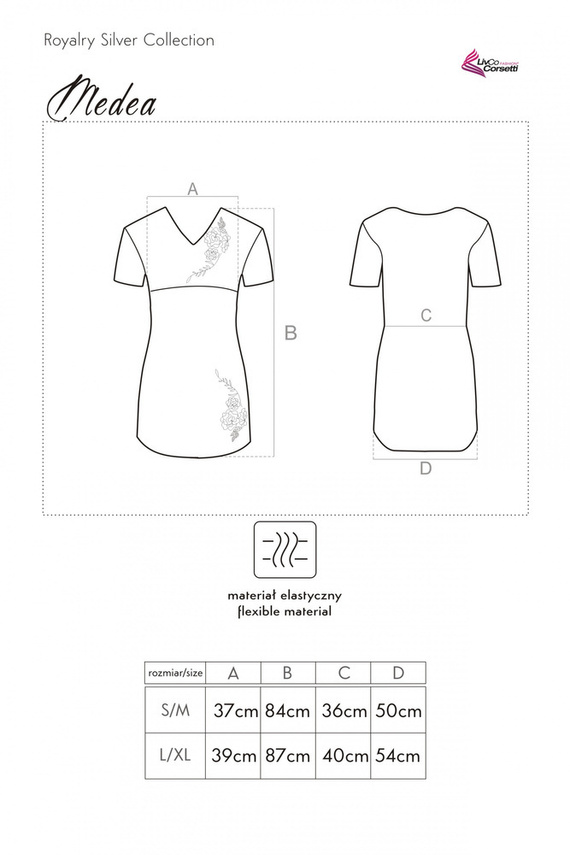 Medea LC 90351 LivCo Corsetti Dámska košieľka Fashion