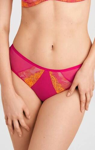 Gorsenia K 860 Show Time Dámske nohavičky amarantové podprsenky