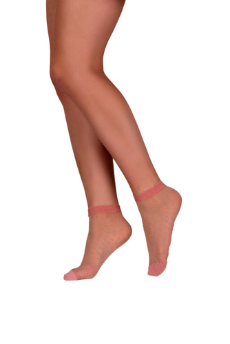 Almonnd 20 DEN Bodkované ponožky LivCo Corsetti Fashion