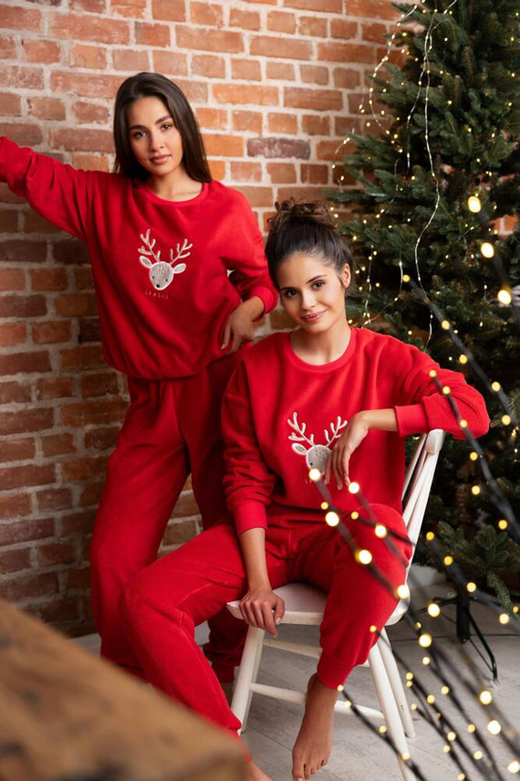 Sensis Harriet Dámske pyžamo - červené