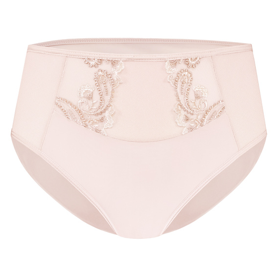 Dámske nohavičky VF-474/469 - vysoký strih, čipka, komfort Vena nude