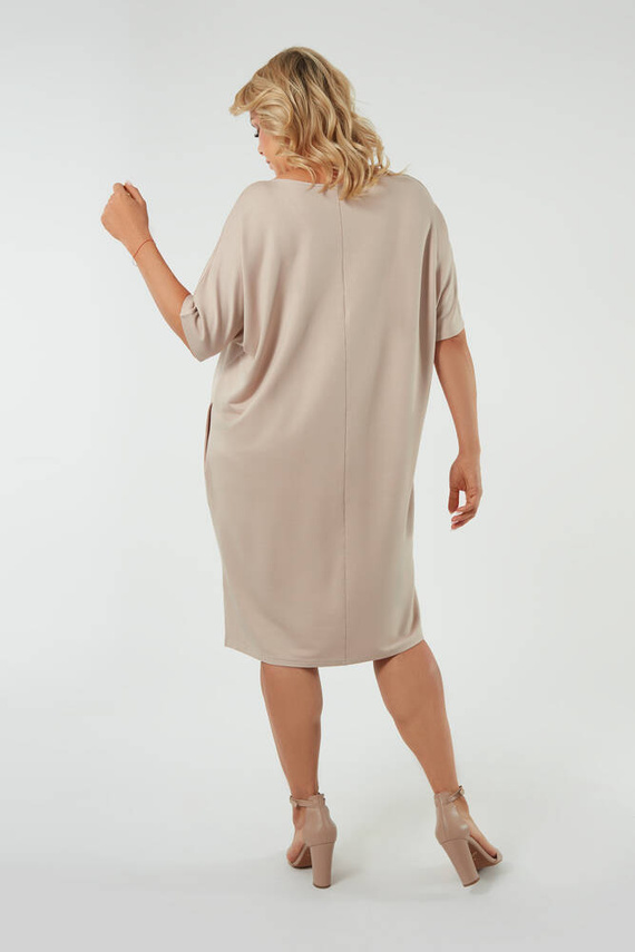 Soler dámska tunika s krátkym rukávom Italian Fashion - béžová