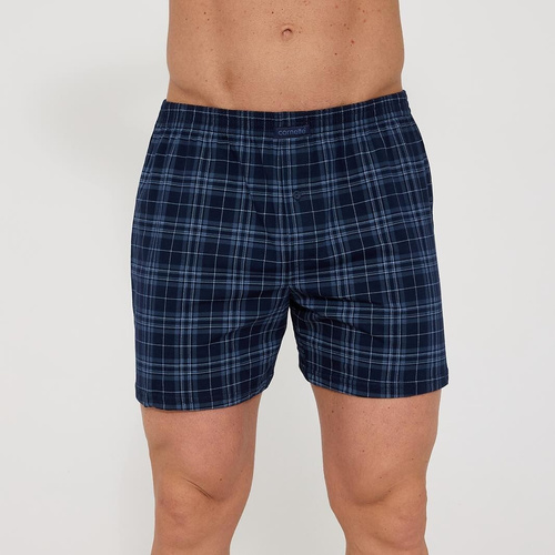 Cornette Comfort 002/339 008/339– pánske bavlnené boxerky v kocke, pohodlný voľný strih