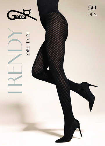 Pančuchy Gatta Trendy Loretta vz.161 50 den – matné, vzorované, krycie