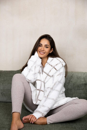 Sensis Delphine Cardigan - bielo-pruhovaný