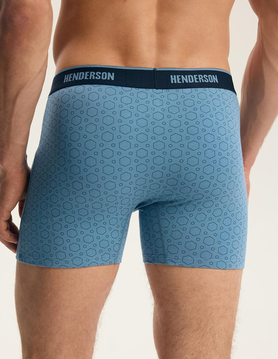 Pánske boxerky Henderson 44513 Brex 2-pack bavlnené so širokou gumou a logom