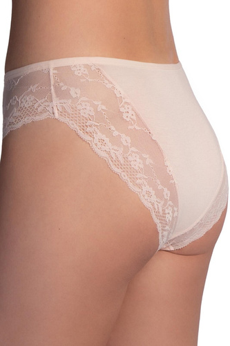Dámske bikini nohavičky Lama L-VIS 1599 z viskózy s čipkou 2 ks
