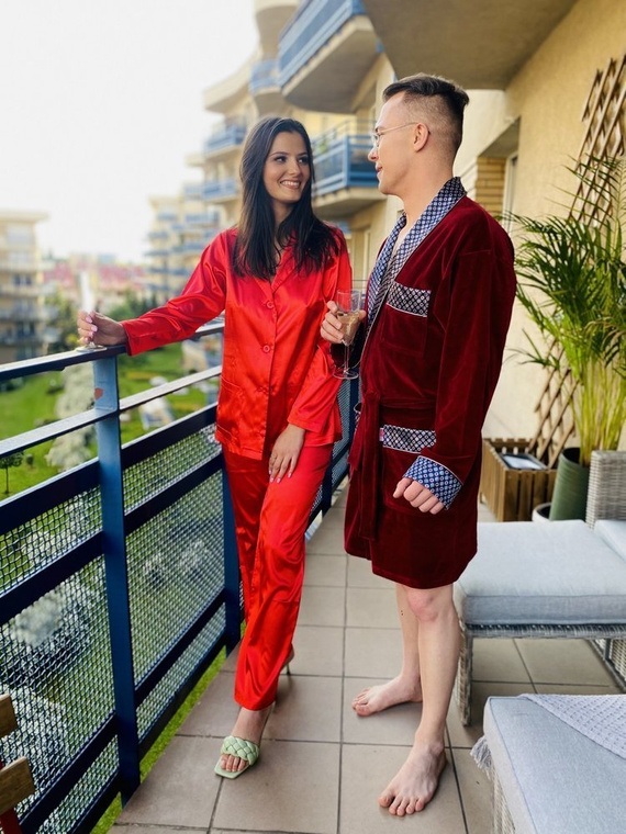 772 Bonjour pánsky župan forex - bordový