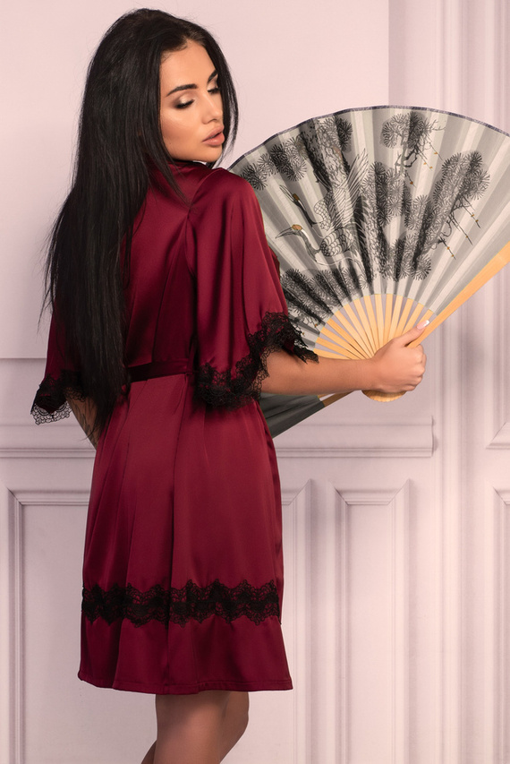 Aresmina LC 90564 Cherry Mahogany Collection dámsky župan LivCo Corsetti