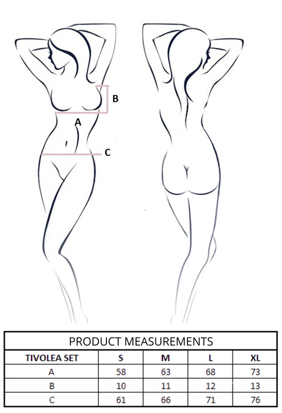 Tivolea Set Violet Passion purple - elegantná súprava spodného prádla pre ženy