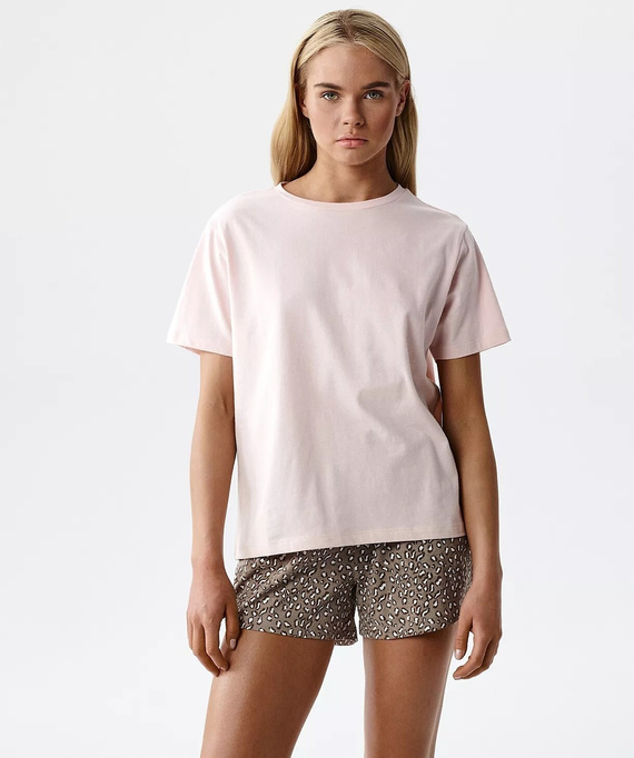 Atlantic NMP-507 dámske pyžamo 100 % bavlna peach