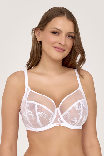 AVA 2241 White Soft podprsenka s bočným panelom pre prirodzený tvar