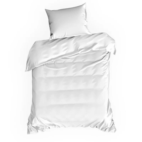 Bielizeň MI z mikrovlákna Eurofirany, mäkká so zipsom, 100 % polyester, biela