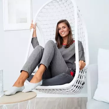 Dámske pyžamo Accent dĺžka. rukáv, dĺžka. nohavice Italian Fashion - tmavá melanž