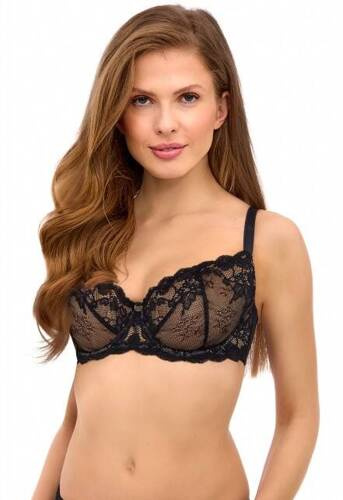 2510 Lupoline čierna mäkká podprsenka