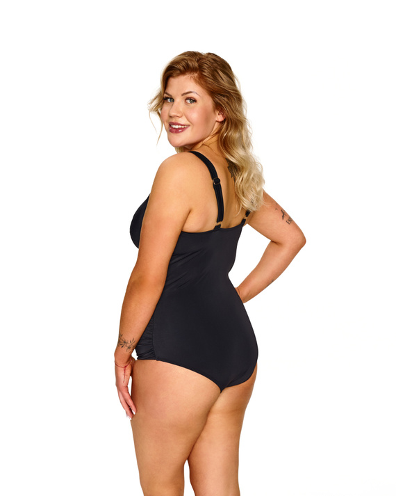 Jednodielne plavky Lupoline Zenith čierne soft bez kostíc