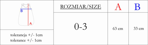 218043 Detský spací vak Yogi Bear Nicol - bavlna, 0-3 mesiace., neizolované