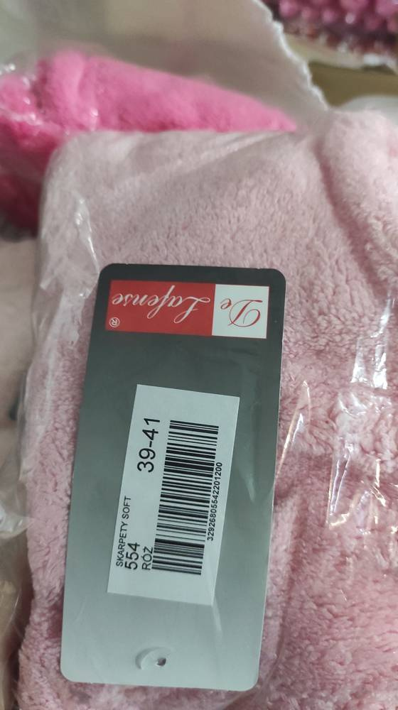 553/554 Wellsoft Hladké ponožky na spanie De Lafense - ružové