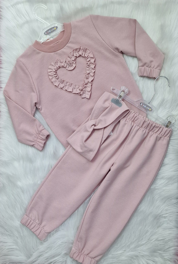 Mia Detská mikina Bambarillo smokeky pink - bavlna a elastan, mäkký mikinový úplet | Pohodlie a štýl