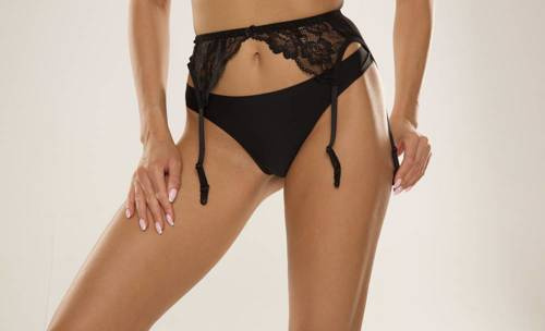 136 Forex podväzkový pás - čierny