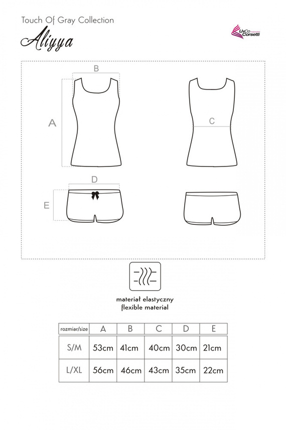 Aliyya LC 90370 Dámsky set LivCo Corsetti Fashion