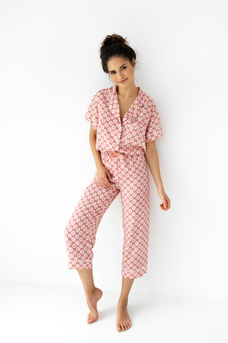 Sensis Sofija Dámske pyžamové nohavice - ružové