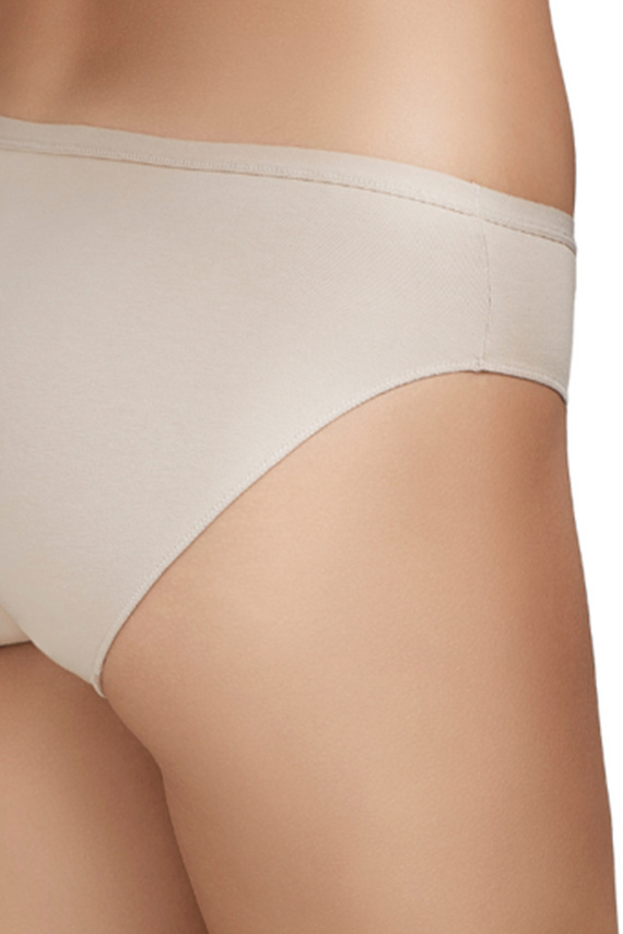 Figi bikini Selene 400 béžové bavlnené klasické, 2 ks