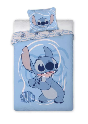 Lilo a Stitch Roztomilé bavlnené posteľné prádlo | Disney | Jerry Fabrics detské posteľné prádlo