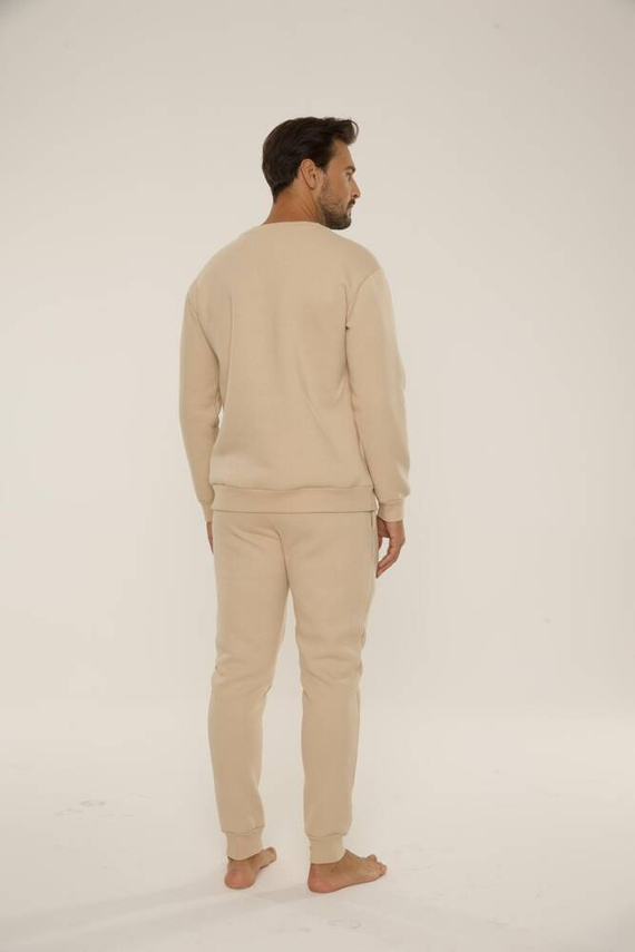 813 Indigo Pánska tepláková súprava De Lafense - piesková