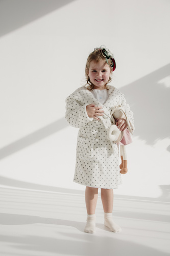 367 Melanie Forex Detský župan - ecru