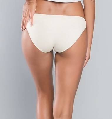 Lux mini tehotenské nohavičky Italian Fashion - nude/powder