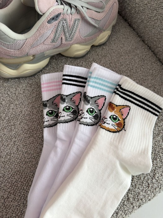 Dámske bavlnené ponožky Milena 0200-211  – rebrované pohodlné white 2