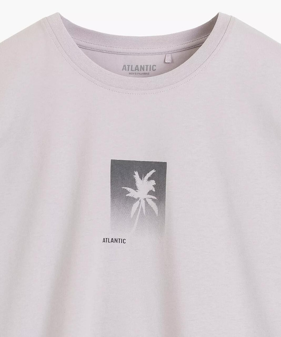 NMP-398 Letné Pánske Pyžamo 100 % Bavlna Peach