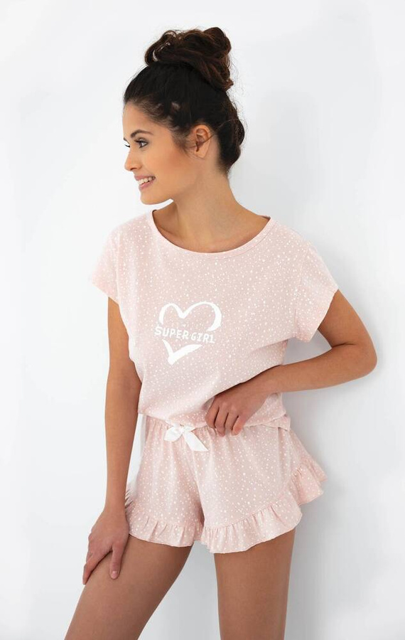Super Girl Dámske pyžamo Sensis - svetloružové