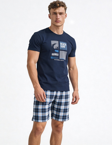 Cornette F&Y 551/56 Hawaii– tínedžerské pyžamo pre chlapcov 100% bavlna s krátkym rukávom