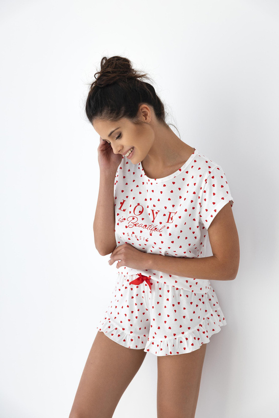 Dámske pyžamo Justine Sensis - krémové