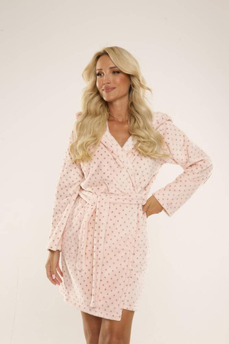 546 Melanie Dámsky krátky župan Forex - lososový